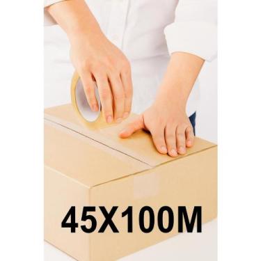 Imagem de Fita Adesiva Durex Transparente 45mm X 100m Embalagens Diversas - LUCK