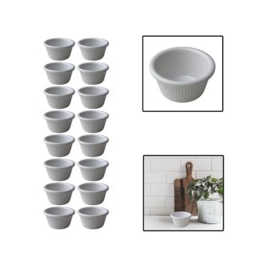 Imagem de Kit 16 Molheiras De Melamina Shoyu Molhos Ketchup 8 Cm 80Ml