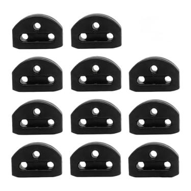 Imagem de JWQFBC 12 Peças de Contas de Violão Clássico, Fixadores de Cordas, Arremate de Violão, Contas de Ponte, Acessórios Feitos de Material PP para Violão Acústico, Preto