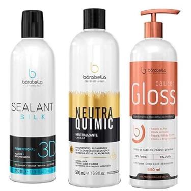 Imagem de Kit Selagem 350ml, Neutra Quimic e Cauter Gloss- Borabella