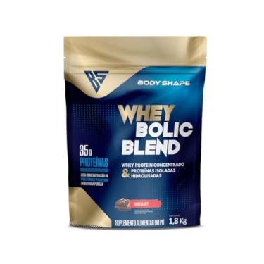 Imagem de Whey Protein Bolic 1.8kg Concentrado Isolado e Hidrolisado 35g de Proteínas Body Shape (Chocolate)