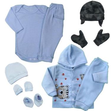 Imagem de Kit 9 Peças Roupinhas De Bebê Inverno Estiloso Menina Menino - Koala B