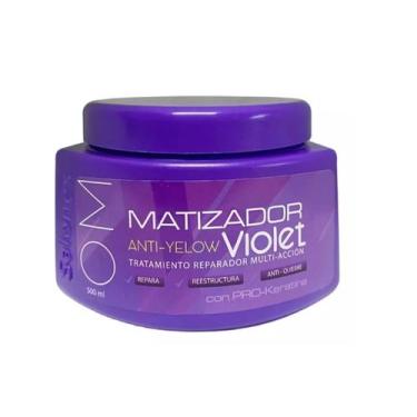 Imagem de Creme Matizante Capilar Salonex Violet 500mL - Lightbek Official Store