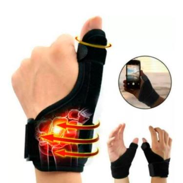 Imagem de Cinta de pulso com suporte de talas para imobilizador de dedos - Light