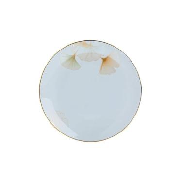 Imagem de Personalidade simples de utensílios domésticos criativos de cerâmica - 1 prato raso de 20 cm