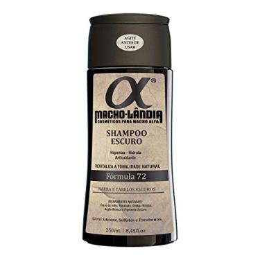 Imagem de Shampoo Para Barba Escura Macho-lândia Fórmula 72-250ml