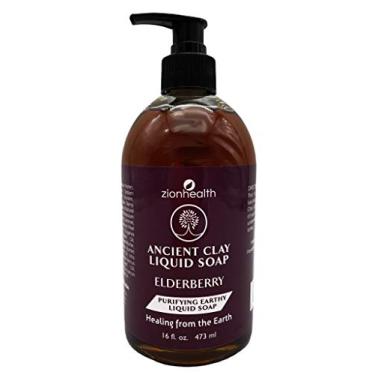 Imagem de Zion Health Sabonete líquido de argila antiga, sabugueiro, 473 ml (473 ml)
