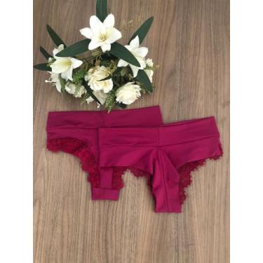 Imagem de Calcinha super confortável. - Nobreza Real Lingerie, Bordô, 44
