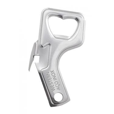 Imagem de Abridor De Lata / Garrafa Inox 9Cm - Western Home