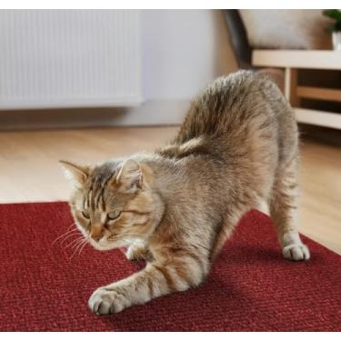 Imagem de Arranhador Adesivo Premium: Sofá, Cama e Móveis Para Gato - Protetor Pet (VERMELHO,200X50cm)