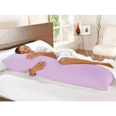 Imagem de Almofadas decorativas, fronhas e enchimentos de espuma macia e limpa, almofadas decorativas (LILÁS)