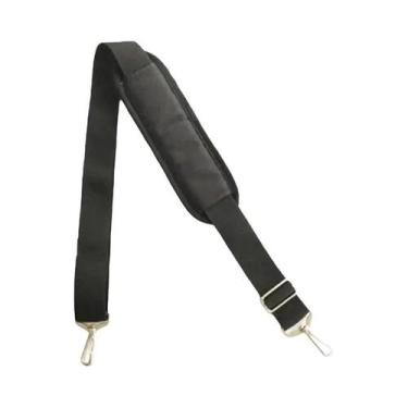 Imagem de Mochila Masculina De Nylon Preta Com Alça Para Laptop E Fivela De Meta