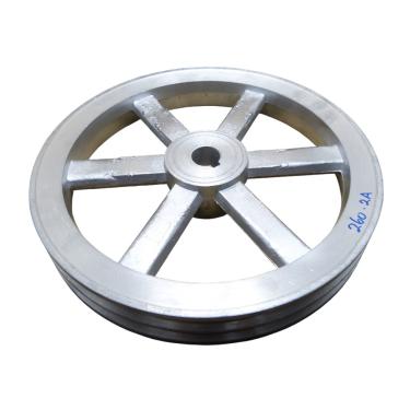 Imagem de Polia De Ferro 10'' 260Mm 2A Eixo 22Mm Chaveta 1/4