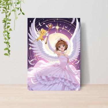 Imagem de Quadro Sakura CardCaptor Anime A4  Placa MDF 15 - Lomi Art