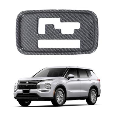 Imagem de Acabamento da capa do painel de câmbio de marchas para Mitsubishi Outlander 2013-2021, acessórios, console central, painel de controle central, painel antiarranhões, moldura ABS (apenas modelos