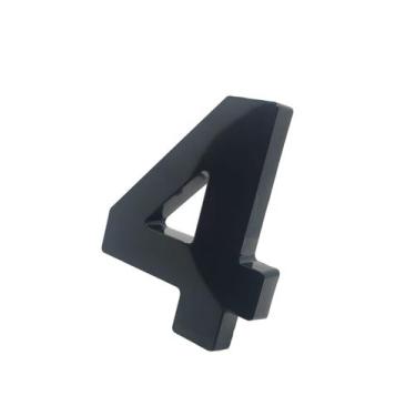Imagem de Numero Residencial Para Casa Em Plástico Abs Injetado 15cm Caixa Alta 
