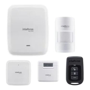 Imagem de Kit Completo De Central De Alarme Sem Fio Intelbras Amt 8000