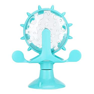 Imagem de Zhjvihx Brinquedo para Animais de Estimação, Quebra-cabeça de Gato, Interesse Em Vazamento de Comida Com 3 Cores para Gato (Azul)