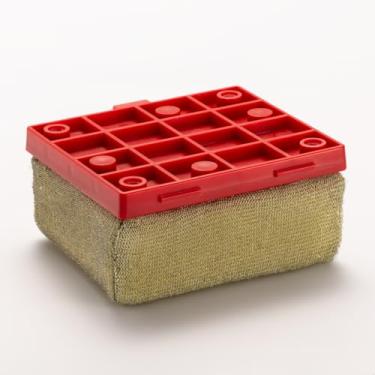 Imagem de EEFINITE Cabeça de escova de substituição para escova de limpeza a vapor – Almofada de esfregar de malha durável sem cerdas, design resistente a rasgos, compatível com limpador de churrasqueira