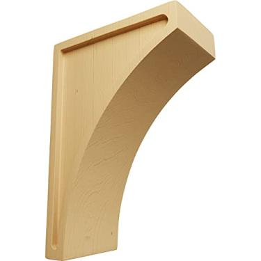 Imagem de Ekena Millwork Corbel de madeira CORW03X05X08LWAL, 7 cm L x 13 cm P x 20 cm A, Alder