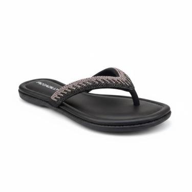 Imagem de Chinelo Rasteirinha Strass Piccadilly Estilo Elegância e Conforto, Pre