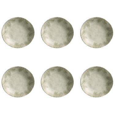 Imagem de Conjunto De Pratos Fundos 06 Peças Bio Tropicália Porto Brasil