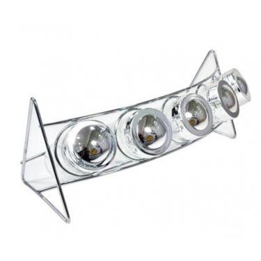 Imagem de Porta Condimento De Vidro 5 Potes E Suporte Wellmix