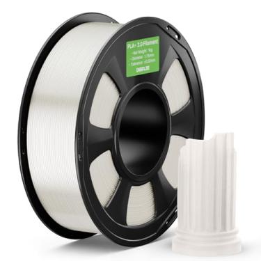 Imagem de DEEPLEE Filamento PLA+ 2.0 1,75 mm, filamento de impressora 3D de maior resistência, translúcido 1 kg, filamento de impressora 3D PLA Plus atualizado, filamento PLA+ de alta velocidade para a maioria