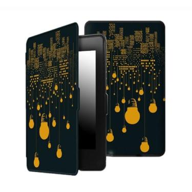 Imagem de Akacy Capa com padrão pintado para Amazon Kindle com 8ª geração (versão 2016), fina e leve, à prova d'água (14)