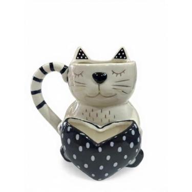 Imagem de VASO GATO PORCELANA 3D