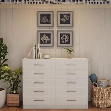 Imagem de Cômoda Vegas 10 Gavetas Branco