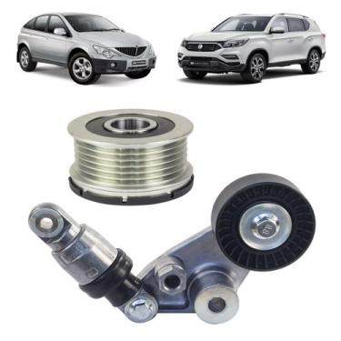 Imagem de Tensor e Polia Alternador Ssangyoung Actyon/ Kyron/ Rexton - MaxxMotor