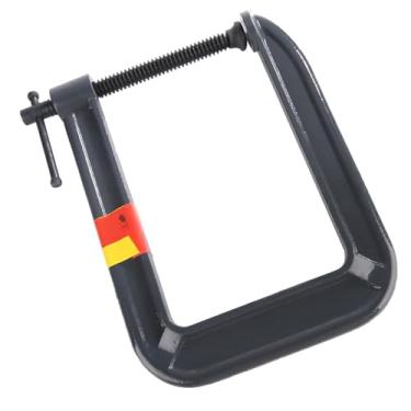 Imagem de Hyuduo Braçadeira C, Garganta Profunda Pesada Braçadeira U Dispositivo de Carpintaria para Fixação Com Haste Roscada Em Espiral de Formato Especial para Grande Momento de Força, Material: Aço,