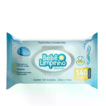 Imagem de Lenço Umedecido Bebe Limpinho Premium Cimed 140 Unidades