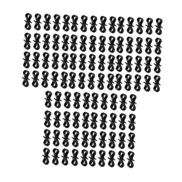 Imagem de FytStycale Conjunto de 100 Presilhas para Luzes de Natal, Presilhas Multifuncionais para Luzes Externas, Ganchos para Fixação em Calhas e de Corda para Festas ao