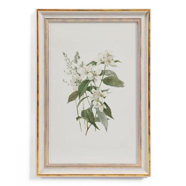 Imagem de Sonefreiy Porta-retrato 28 x 43 cm, ouro branco, vintage, retrô, 43 x 28, moldura para fotos para pendurar na parede, presente de Natal para mãe, avó, família e amigos