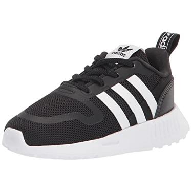 Imagem de adidas Originals Tênis infantil unissex Multix, Preto/branco/preto, 5 Big Kid