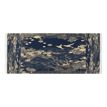 Imagem de Wassud Capas de lavadora e secadora com design de flores e pássaros, protetor de lavadora com sacos de armazenamento, capa de geladeira à prova de poeira com bolsos para lavanderia doméstica, cozinha