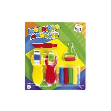 Imagem de Massa de Modelar Cartela de Massinha Pequena, Pica Pau Brinquedos