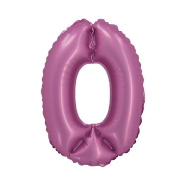 Imagem de BALAO CROMADO C/CANUDO 16" ROSA NUMERO 0