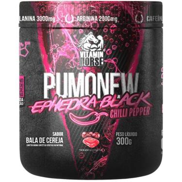 Imagem de Pré Treino Pumonew Ephedra Black 300g Energia Performance-Unissex