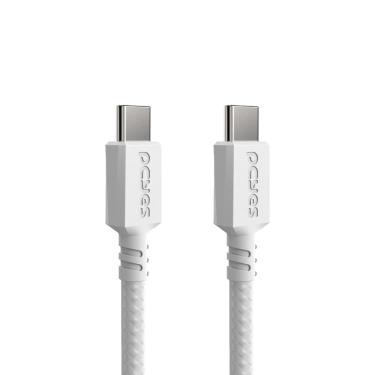 Imagem de Cabo USB TIPO-C P/ USB TIPO-C 2.0 - Branco - 3M - NYLON - PUCC2-3B