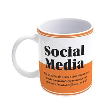 Imagem de Caneca De Porcelana Profissões - Social Media
