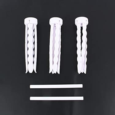 Imagem de GLOGLOW Cremalheira de Secagem de Flores de Pasta de Goma Fondant, Plástico, Design Dobrável, Perfeito para Decoração de Bolos, Ideal para Entusiastas de Panificação, Produtos de Cozimento