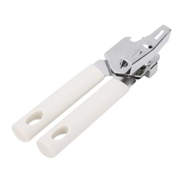 Imagem de HEEPDD Abridor de Latas Manual de Aço Inoxidável, Alça ABS Manual Com Abridor de Garrafas para Corte Suave, Ferramenta de Cozinha Compacta para Viagens de Acampamento Em Casa de Latas de Aço