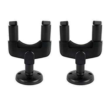 Imagem de aqxreight 2 Unidades de Gancho de Guitarra ABS que Economiza Espaço, Resistente a Arranhões, Suporte de Guitarra para Ukulele, Violino, até Mesmo Violino e de Cordas Podem Ser Ganchos Elétricos