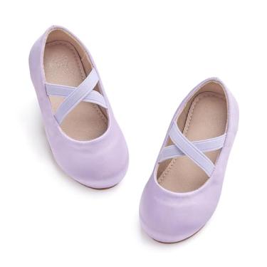 Imagem de Kolan Sapatilhas Mary Jane para meninas pequenas, Kf09-roxo, 9 Toddler