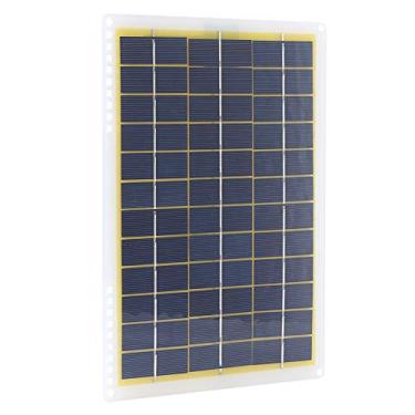 Imagem de aqxreight Conjunto de Módulo Fotovoltaico de Placa de Painel de Energia Solar Externa 18V 10W para Acampamento de Viagem por Luz Solar Elétrica Material de Indiretamente o Dispositivo é um Painel