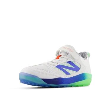 Imagem de New Balance Tênis de beisebol unissex Fresh Foam V7 Turf Trainer Alt Closure, Branco/Branco, 18