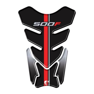 Imagem de Protetor Tanque Adesivo Resinado 3d Compativel Cb500f Preto Cor Preto E Cinza